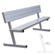 JayPro Sports Player Bench with Seat Back - 7-1/2 ft. - Portable