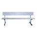 JayPro Sports Player Bench with Seat Back - 7-1/2 ft. - Portable