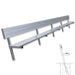 JayPro Sports Player Bench with Seat Back - 27 ft. - In-Ground