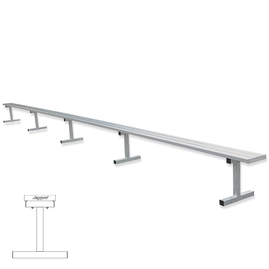 JayPro Sports Player Bench - 27 ft. - Portable