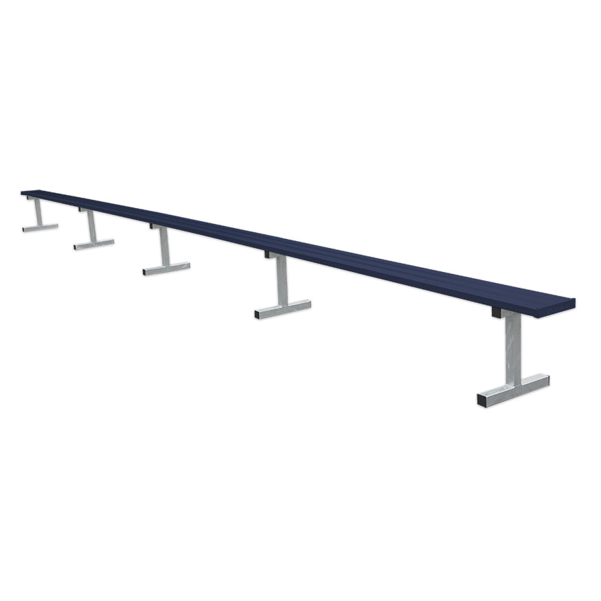JayPro Sports Player Bench - 27 ft. - Portable  (Powder Coated)