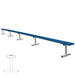 JayPro Sports Player Bench - 27 ft. - Portable  (Powder Coated)