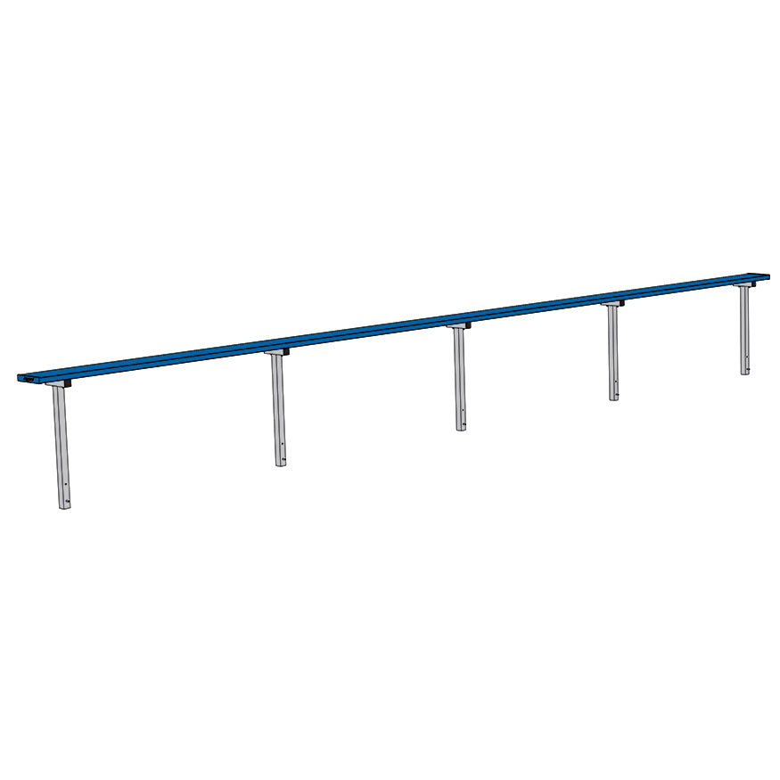 JayPro Sports Player Bench - 27 ft. - In-Ground  (Powder Coated)
