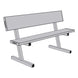 JayPro Sports Courtside Bench with Seat Back -  5 ft. - Portable
