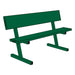 JayPro Sports Courtside Bench with Seat Back -  5 ft. - Portable  (Powder Coated)
