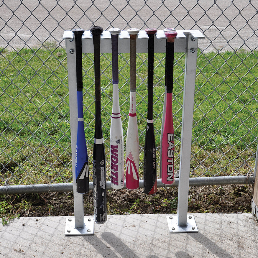 JayPro Sports Permanent Bat Rack - (14 Bat Capacity)