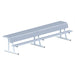 JayPro Sports Player Bench with Seat Back and Shelf - 15 ft. - Portable
