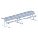 JayPro Sports Player Bench with Seat Back and Shelf - 15 ft. - Portable