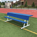 JayPro Sports Player Bench with Seat Back and Shelf - 7-1/2 ft. - Portable  (Powder Coated)