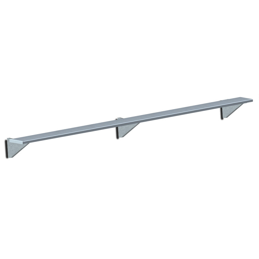 JayPro Sports Player Bench - Wall-Mounted - 15 ft.