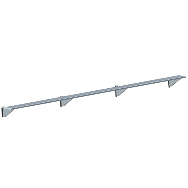 JayPro Sports Player Bench - Wall-Mounted - 21 ft.