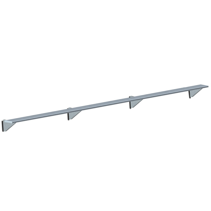 JayPro Sports Player Bench - Wall-Mounted - 21 ft.