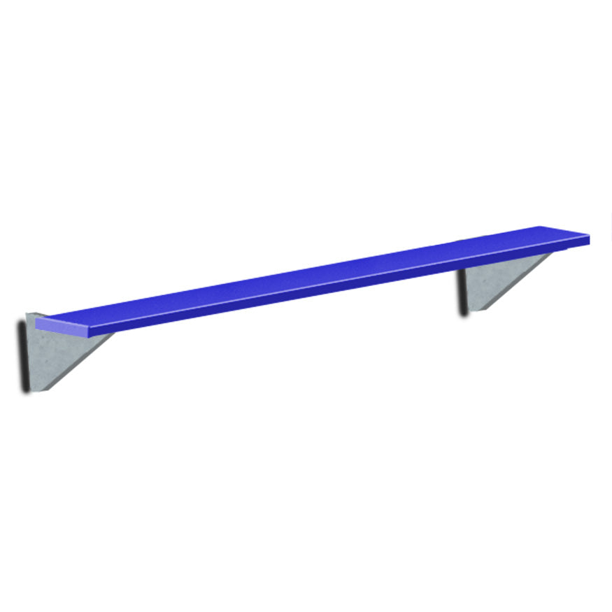 JayPro Sports Player Bench - Wall-Mounted - 7-1/2 ft.  (Powder Coated)