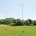 JayPro Sports Portable Practice Football/Soccer Combo Goal (High School) (8 ft. H x 24 ft. W with 10 ft. H Uprights, 23 ft.-4 in. width)