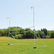 JayPro Sports Portable Practice Football/Soccer Combo Goal (High School) (8 ft. H x 24 ft. W with 10 ft. H Uprights, 23 ft.-4 in. width)