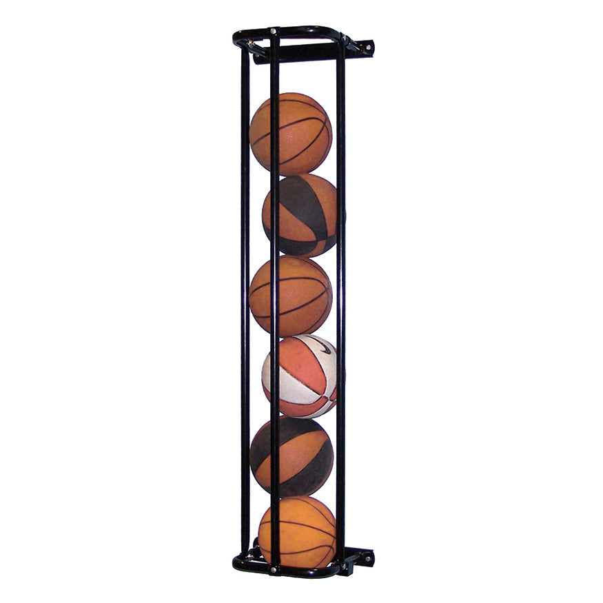 JayPro Sports Ball Rack - Wall Mounted - StackMaster  (Single - 8 Basketballs)