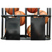JayPro Sports Ball Rack - Wall Mounted - StackMaster  (Double - 16 Basketballs)