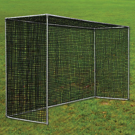 JayPro Sports Field Hockey Goal - Practice Goal (1-5/16 in. Steel) (7 ft.H x 12 ft.W x 4 ft.D) (Orange)
