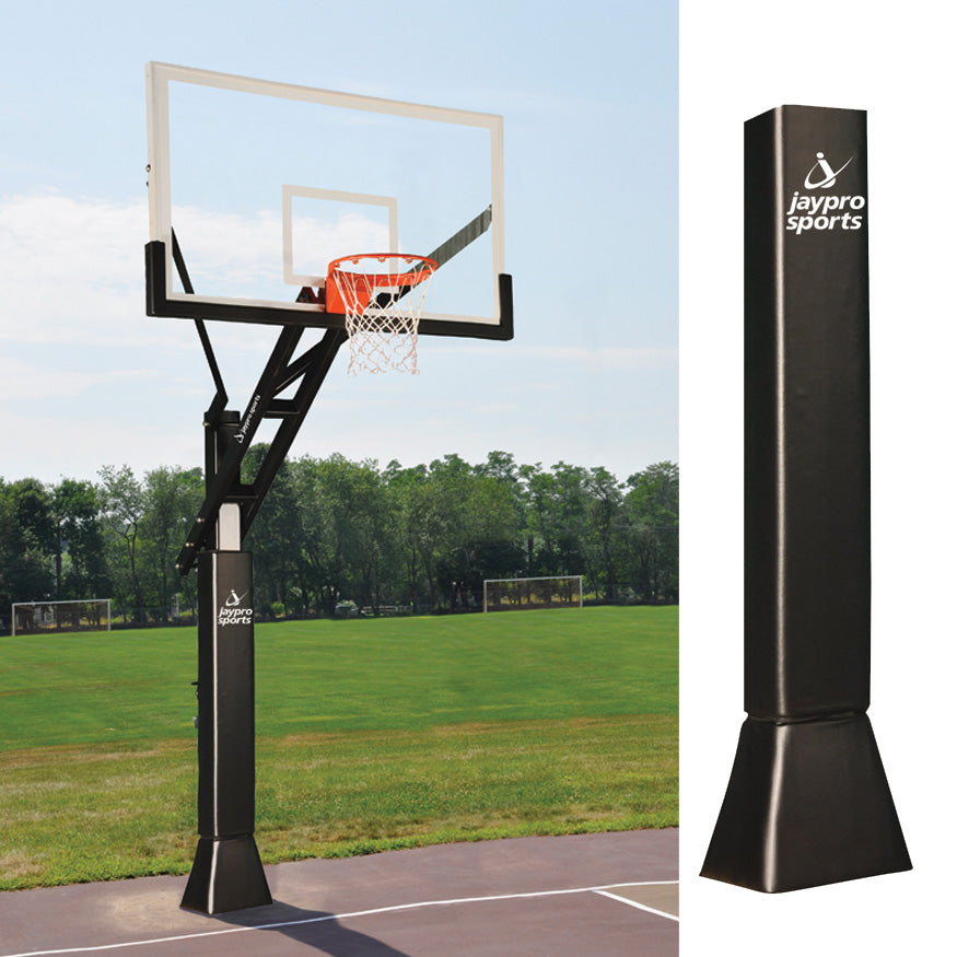 JayPro Sports Replacement Padding - Titan  Adjustable (CV553B) Series (5 in. x 5 in. Post) (Black w/Gusset)