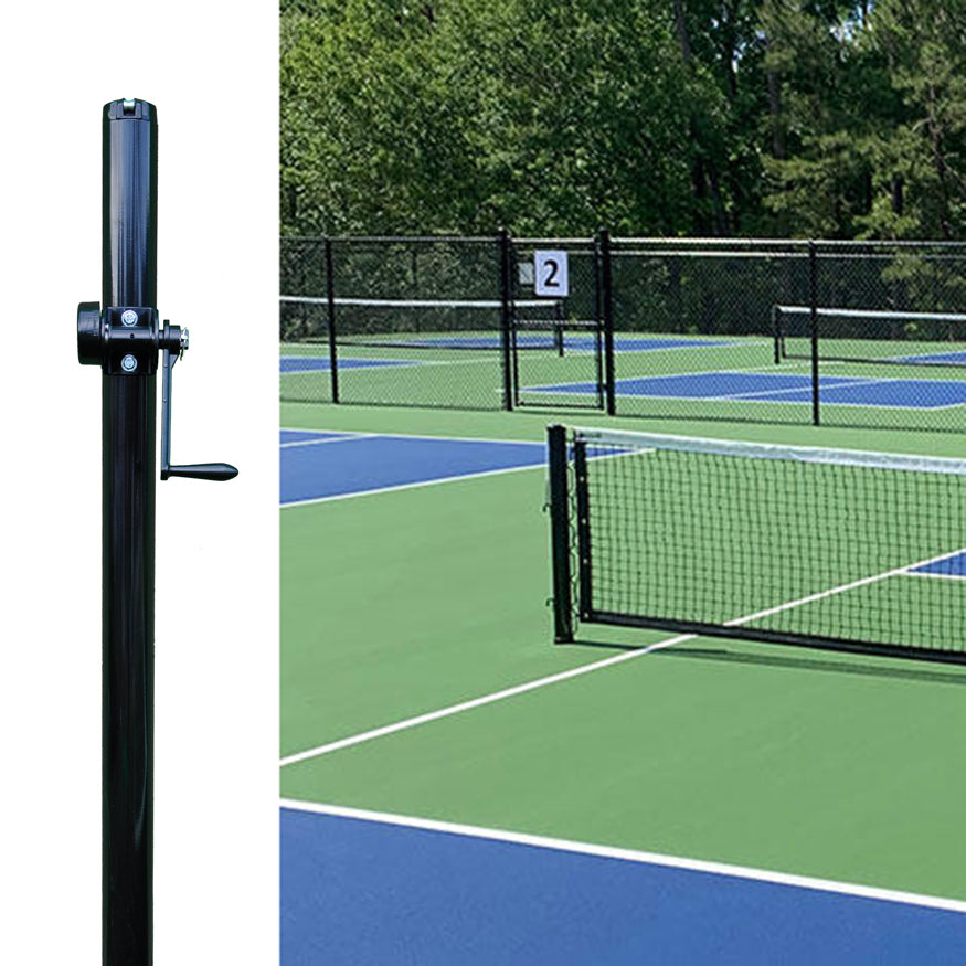 JayPro Sports Pickleball Package  - (2-7/8 in. Post) (Outdoor) (Black)