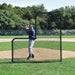 JayPro Sports Pitcher 's Screen - (7 ft.W x 7 ft.H) - Collegiate