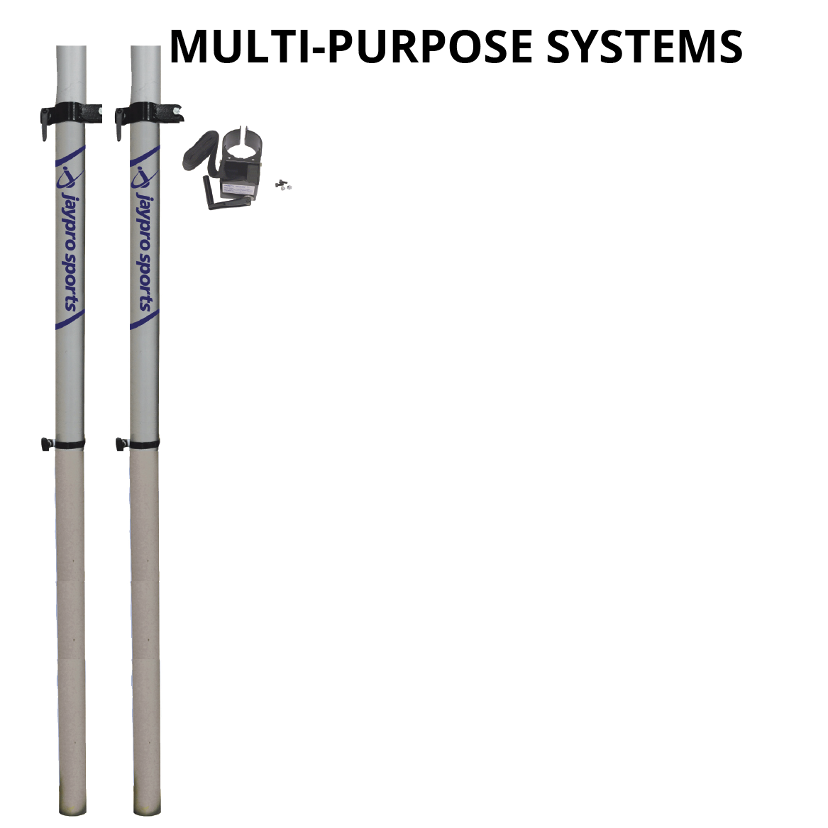 JayPro Sports Multi-Sport Uprights (3-1/2 in. Floor Sleeve)