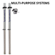 JayPro Sports Multi-Sport Uprights (3-1/2 in. Floor Sleeve)