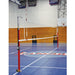 JayPro Sports Hybrid Steel Volleyball Net System with Custom Graphics  (3 in. Floor Sleeve) - NFHS, NCAA, USVBA Compliant