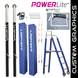 JayPro Sports PowerLite   Volleyball System Deluxe Package with Custom Graphics  (3 in. Floor Sleeve) - NFHS, NCAA, USVBA Compliant