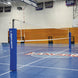 JayPro Sports PowerLite  Volleyball System with custom graphics (3-1/2 in. Floor Sleeve) - NFHS, NCAA, USVBA Compliant