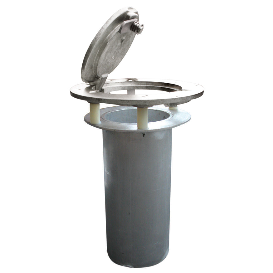 JayPro Sports Floor Sleeves with Chrome Cover (3 in. O.D. Upright)