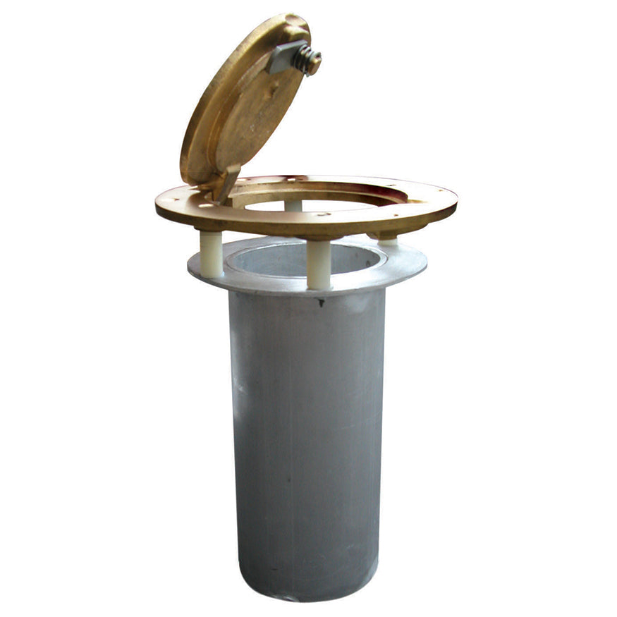 JayPro Sports Floor Sleeves with Brass Cover (3 in. O.D. Upright)