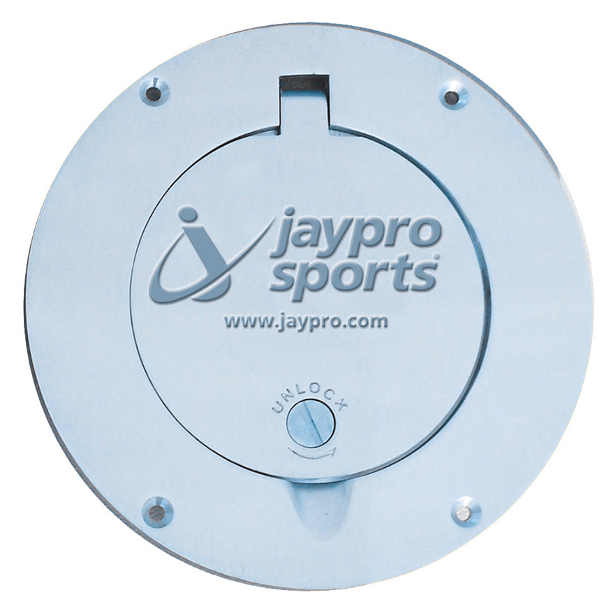 JayPro Sports Floor Sleeve Replacement Chrome Cover Plate (7-1/2 in.)