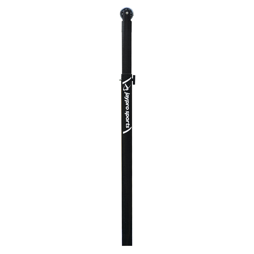 JayPro Sports Carbon Ultralite  Volleyball System with custom graphics (3-1/2 in. Floor Sleeve) - NFHS, NCAA, USVBA Compliant