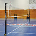 JayPro Sports Carbon Ultralite  Volleyball Deluxe Package (3-1/2 in. Floor Sleeve) - NFHS, NCAA, USVBA Compliant