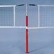JayPro Sports Hybrid Steel Volleyball Net Center Upright System with Custom Graphics  (3 in. Floor Sleeve) - NFHS, NCAA, USVBA Compliant