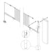 JayPro Sports FeatherLite  Volleyball Net Center Upright System with Custom Graphics  (3 in. Floor Sleeve) - NFHS, NCAA, USVBA Compliant