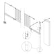 JayPro Sports FeatherLite  Volleyball Net Center Upright System with Custom Graphics  (3 in. Floor Sleeve) - NFHS, NCAA, USVBA Compliant