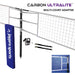 JayPro Sports Carbon Ultralite  Volleyball Net Center Upright System (3 in. Floor Sleeve) - NFHS, NCAA, USVBA Compliant