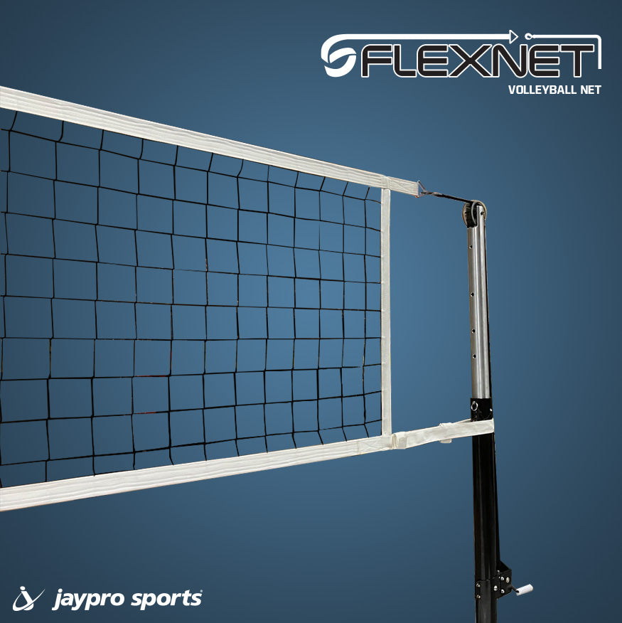 JayPro Sports Volleyball Net - Flex Net  (32 ft.L x 39 in.H)