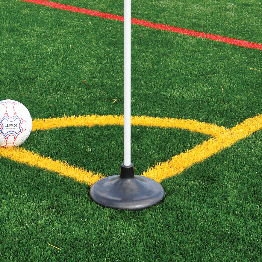 JayPro Sports Corner Flags - Premium - with Rubber Base (Set of 4)