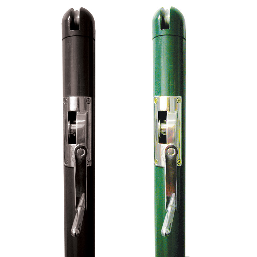 JayPro Sports Tennis Posts - (3 in. Post) (Outdoor) - Club Tennis Upright (Round)
