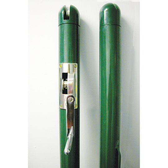 JayPro Sports Tennis Posts - (3 in. Post) (Outdoor) - Club Tennis Upright (Round)