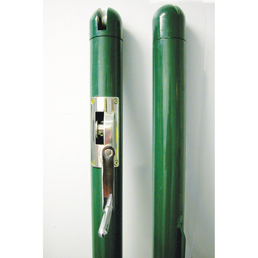 JayPro Sports Tennis Posts - (3 in. Post) (Outdoor) - Club Tennis Upright (Round)