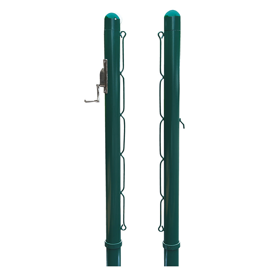 JayPro Sports Tennis Posts - (3 in. Post) (Outdoor) - Club Tennis Upright (Round)