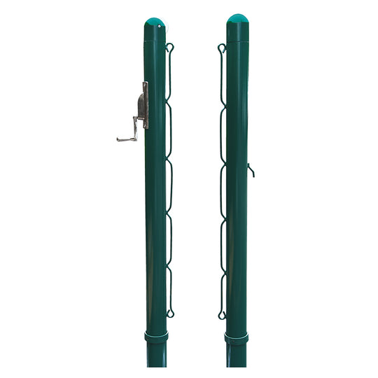 JayPro Sports Tennis Posts - (3 in. Post) (Outdoor) - Club Tennis Upright (Round)