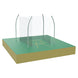 JayPro Sports Shot Cage - Field and Track - 34.92 Degree Throwing Sector with Safety Nets