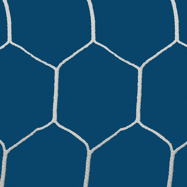 JayPro Sports Soccer Goal Replacement Nets (Box Net - 5 1/2 in. Hex - 5mm Mesh) - World Classic Goal (8 ft.H x 24 ft.W x 6 ft.B x 6 ft.D) (White)