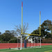 JayPro Sports Soccer Goals - Nova  Premier Adjustable Goal Package (8 ft.H x 24 ft.W x 4 ft.B x 10 ft.D) - NCAA, NFHS, FIFA, and ASTM Compliant  (White)