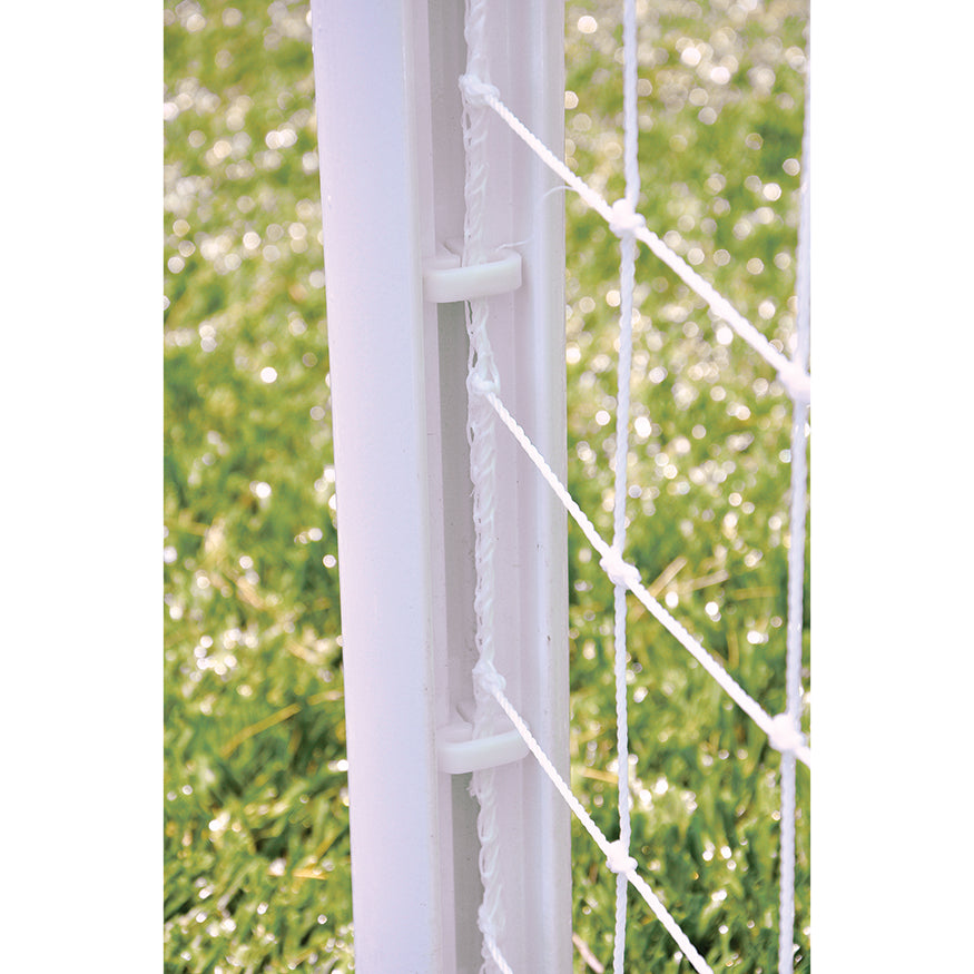 JayPro Sports Soccer Goals - Classic Official Square Goal Deluxe Package (8 ft.H x 24 ft.W x 4 ft.B x 10 ft.D) - NFHS, NCAA, FIFA Compliant